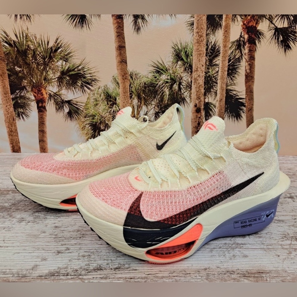 Nike Air Zoom 💅 Alphafly NEXT% 3 Coconut White Shoes FD8315-101 Size 9 NEW - Picture 6 of 14